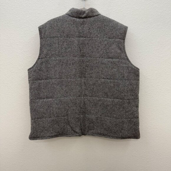 VTG Woolrich Reversible Wool Quilted USA Made Zip Winter Vest 18059 Men size 2XL - Picture 5 of 12